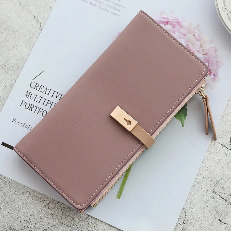 2024 Fashion Wallet Women's Purse Wallet Card Holder Female Clutch Long Purse Multi-card Holder Luxury Designer Lady Coin Purses