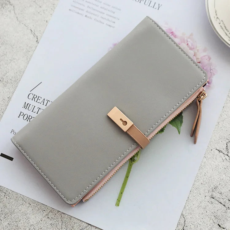 2024 Fashion Wallet Women's Purse Wallet Card Holder Female Clutch Long Purse Multi-card Holder Luxury Designer Lady Coin Purses