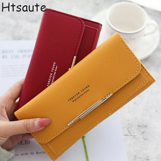 2024 Fashion Wallet Women's Purse Wallet Card Holder Female Clutch Long Purse Multi-card Holder Luxury Designer Lady Coin Purses