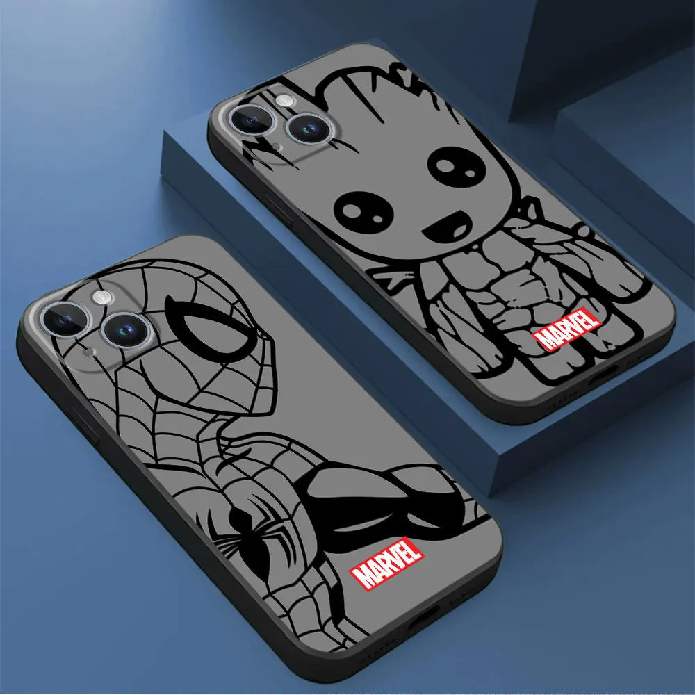 Marvel Spider man groot Phone Case for Huawei P40 Lite P30 Lite P30 Pro P Smart Z P20 Pro P60 Pro TPU Soft Armor Cover